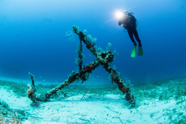 Anchor and Diver by Pete Bullen